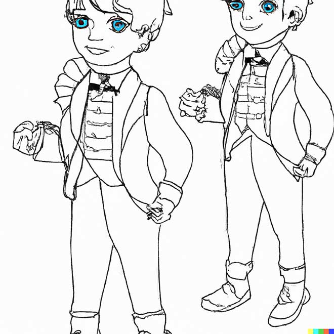 desenhos de pajens 4 1 desenhos de pajens 4 1