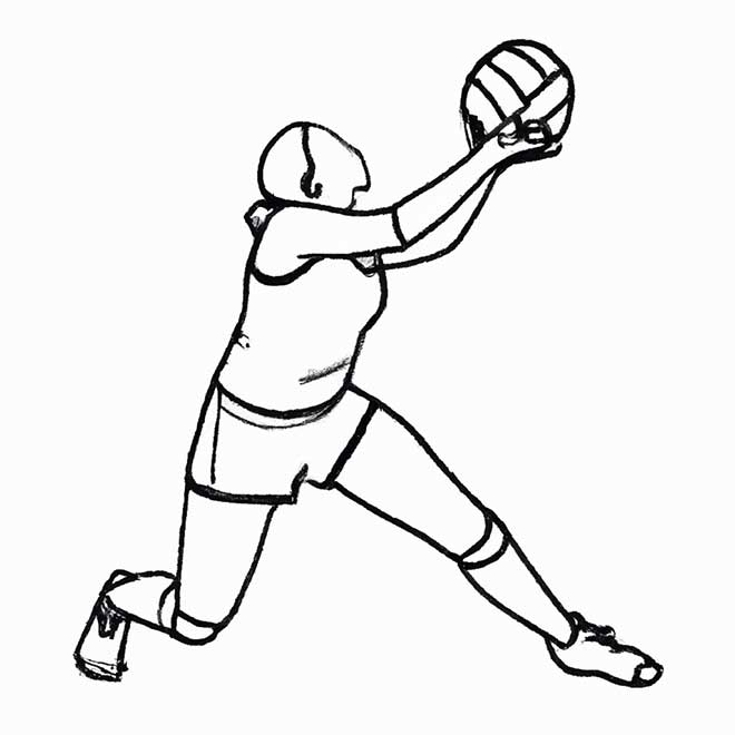 desenhos handebol 2788300