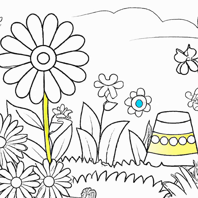 desenhos jardim florido 3100261