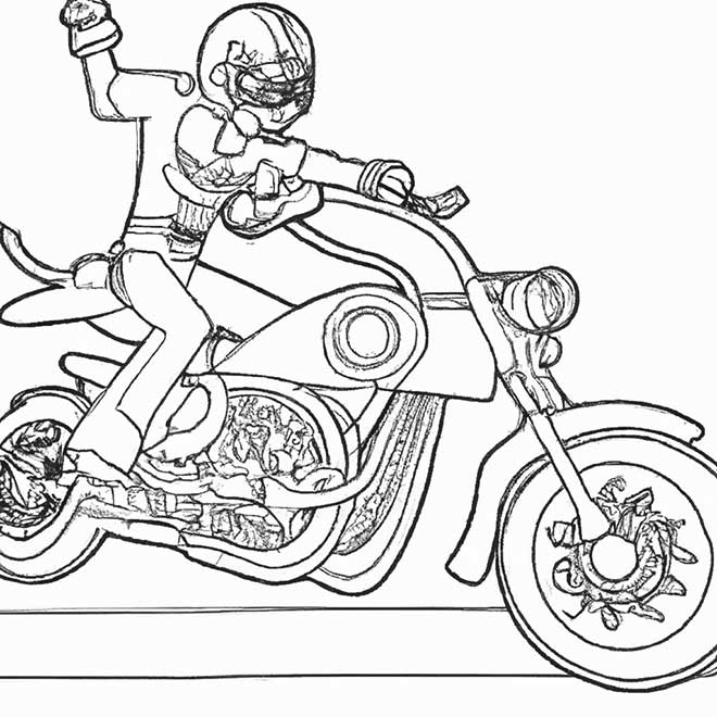 desenhos moto empinando 4394447 3