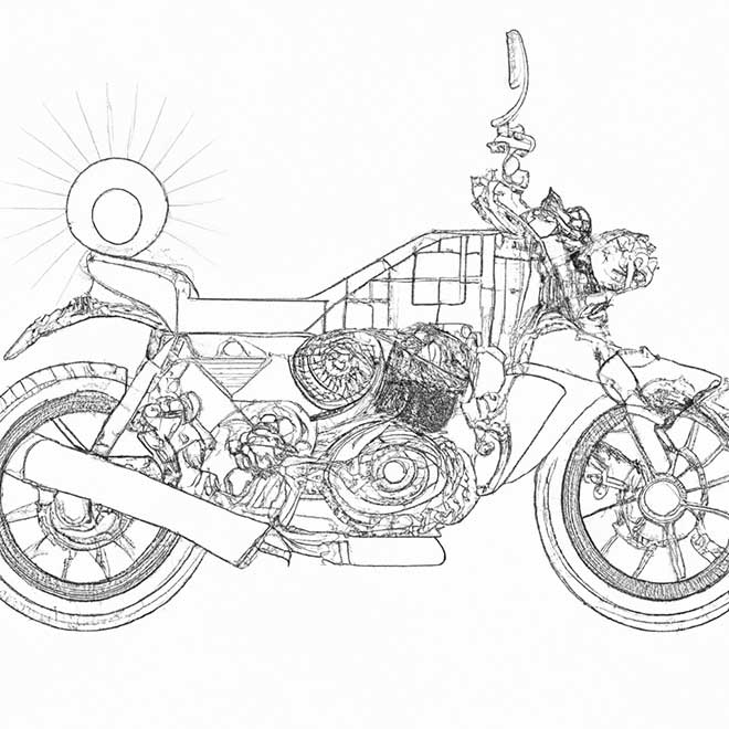desenhos moto empinando 8421823 3
