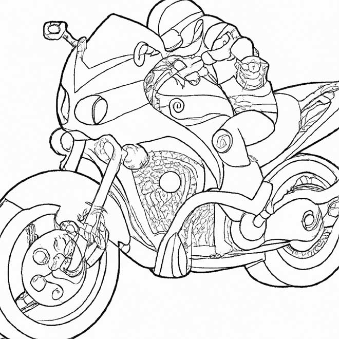 desenhos motos empinando 9613698 3