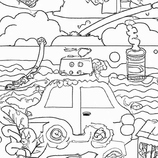 desenhos poluicao 4623460