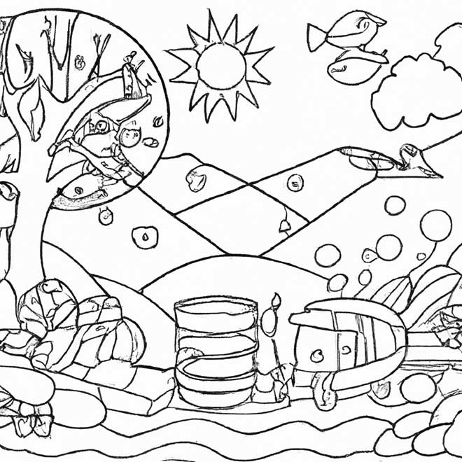 desenhos recursos naturais 9841124