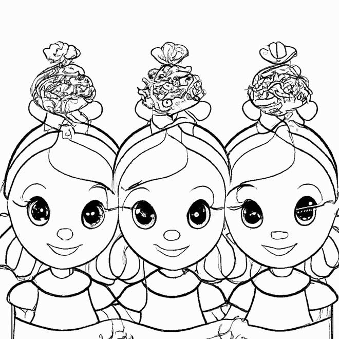 desenhos trigemeas 2935708