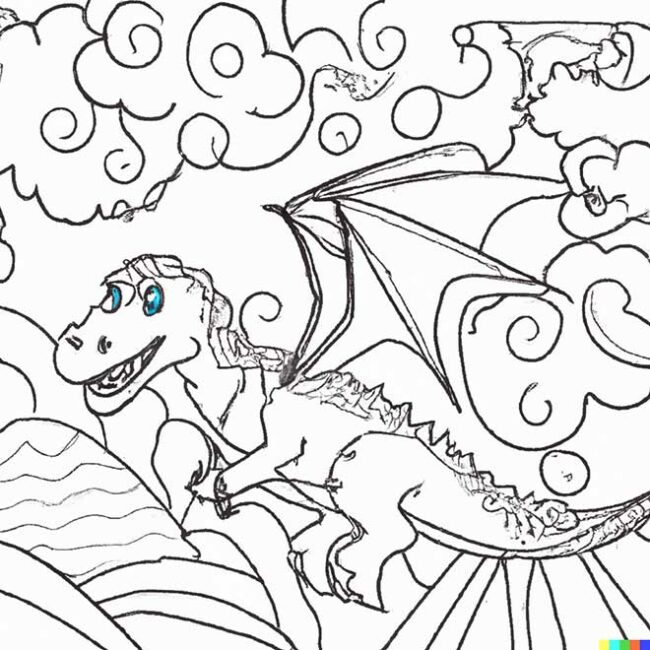 dinossauro voador para colorir 3 1