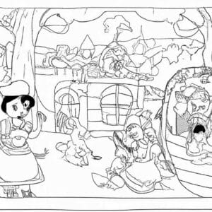 35+ Desenhos de História para Imprimir e Colorir/Pintar