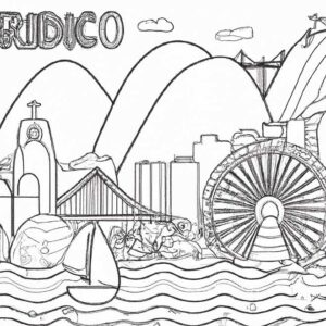 27+ Desenhos de Rio de Janeiro para Imprimir e ColoriPintar