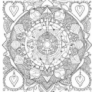40+ Desenhos de Mandala dos Sentimentos para Imprimir e Colorir/Pintar