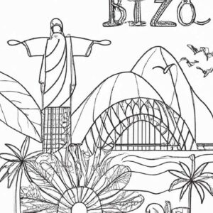 27+ Desenhos de Rio de Janeiro para Imprimir e ColoriPintar