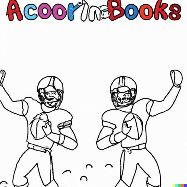 15+ Desenhos de Futebol Americano para Imprimir e Colorir/Pintar