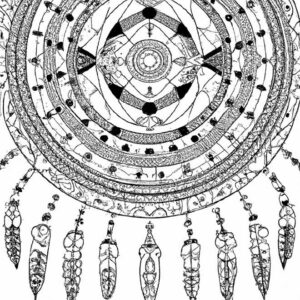 40+ Desenhos de Mandalas Indígenas para Imprimir e ColoriPintar