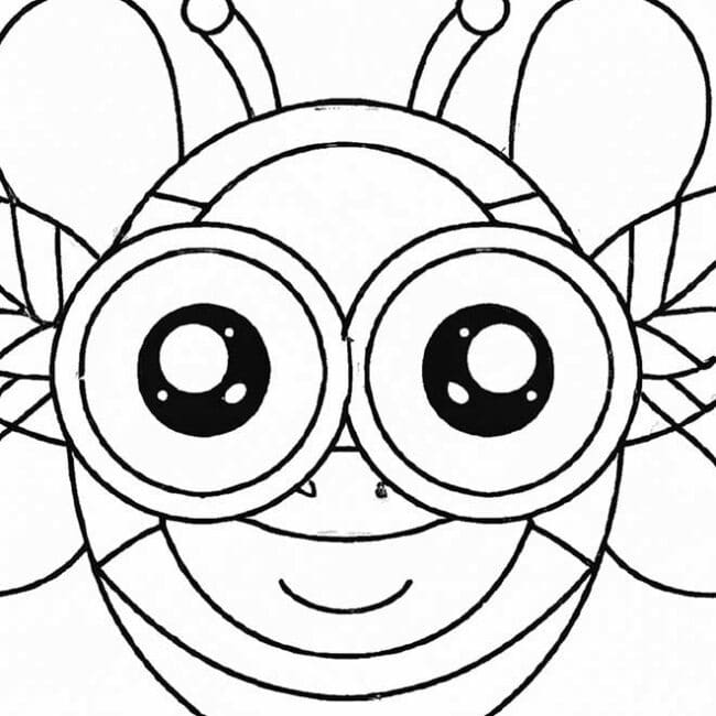 mascara de abelha para pintar 3