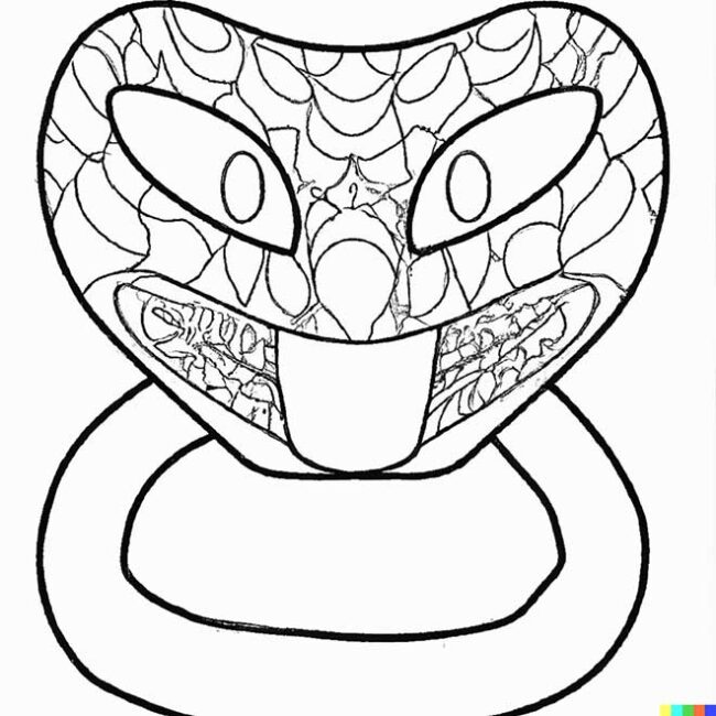 Desenhos GRÁTIS de Cobras Grandes para Imprimir e Colorir/Pintar