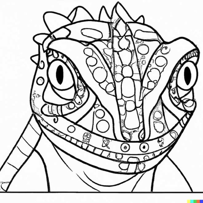 mascaras de lagartos para imprimir e pintar 1 2