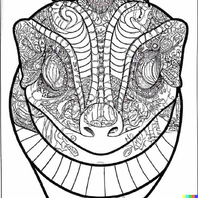 mascaras de lagartos para imprimir e pintar 3 2