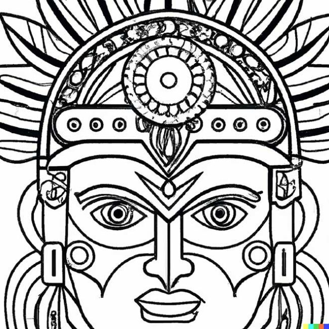 moldes de mascara de indio 3 2