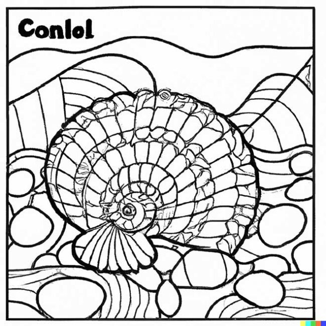 21+ Desenhos de Molusco (Animal) para Imprimir e Colorir/Pintar