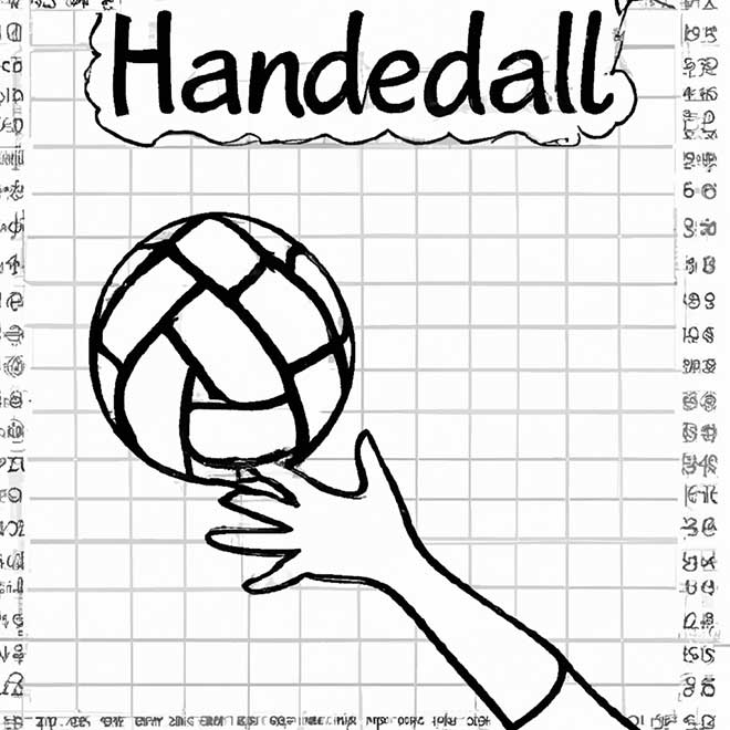pintar handebol 1038077