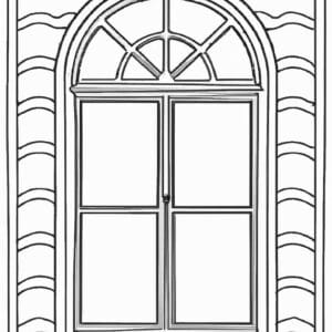 27+ Desenhos de Janela para Imprimir e Colorir/Pintar