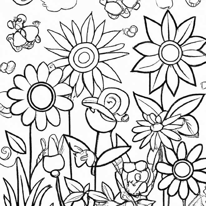pintar jardim florido 2626443 2