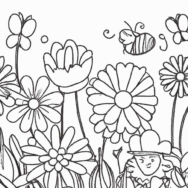 pintar jardim florido 8044972 2