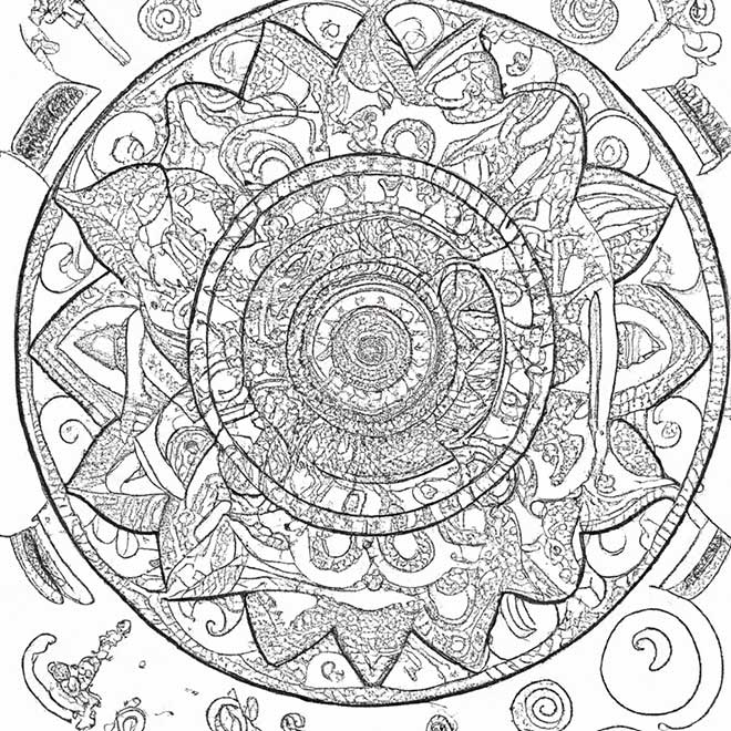 pintar mandala dos sentimentos 8062610 pintar mandala dos sentimentos 8062610