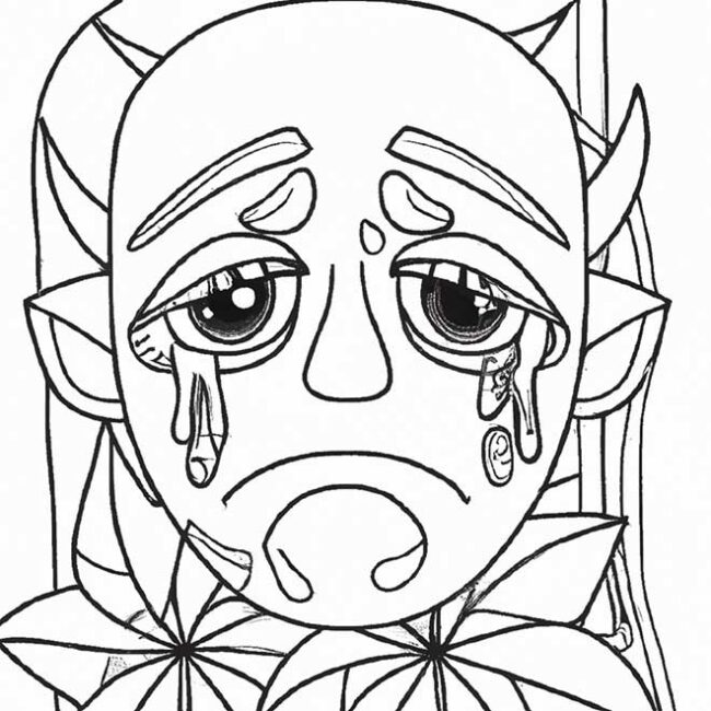 pintar mascara triste 4138834 2 pintar mascara triste 4138834 2