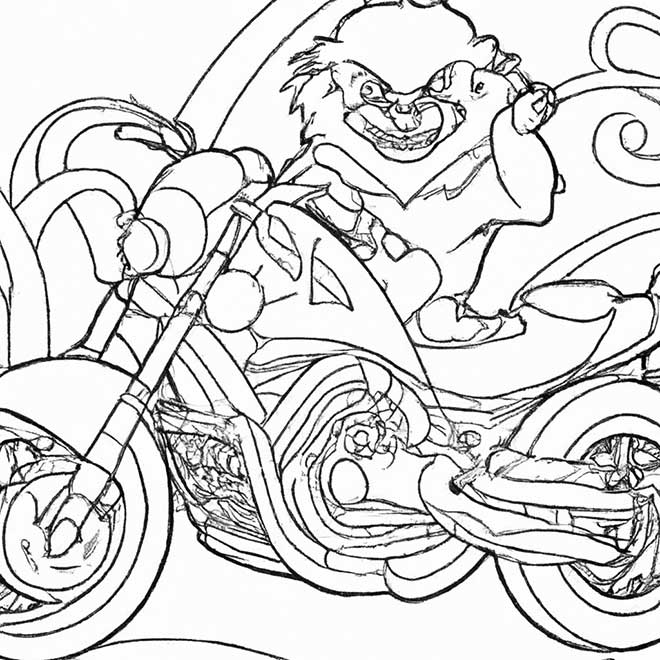pintar moto empinando 6878007 3