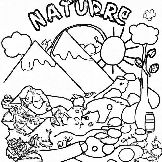 pintar recursos naturais 2912367