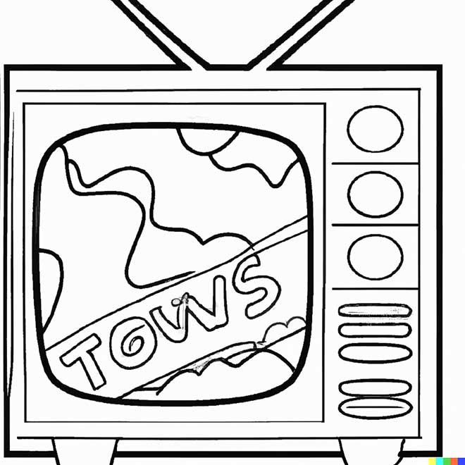 televisao para colorir 2 2 televisao para colorir 2 2