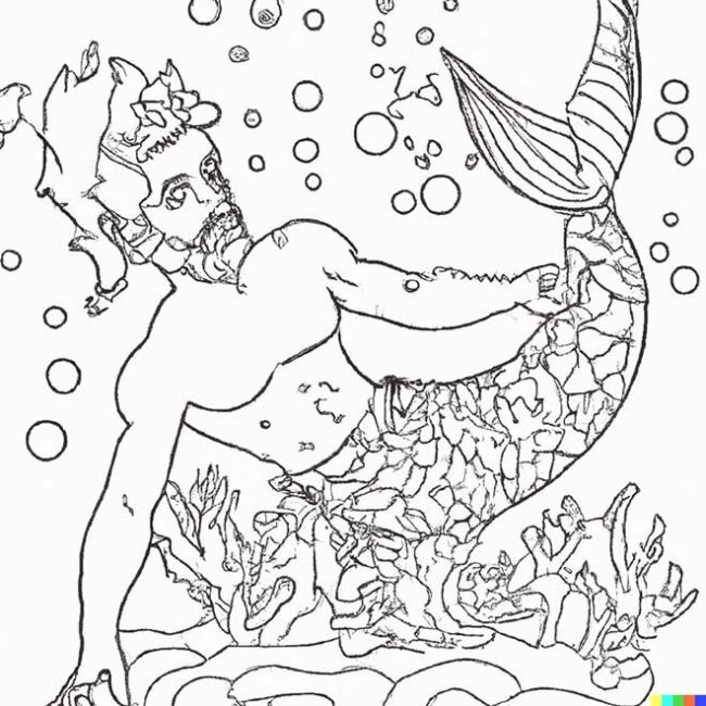 tritoes para colorir 1