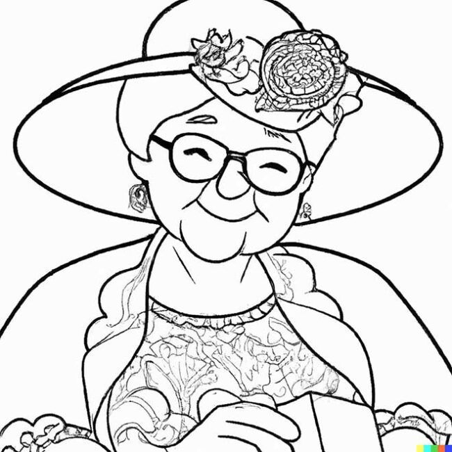 velhinhas para colorir 4 2