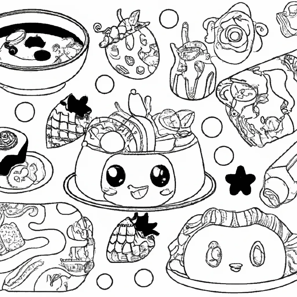 Atividades comidas fofas 471