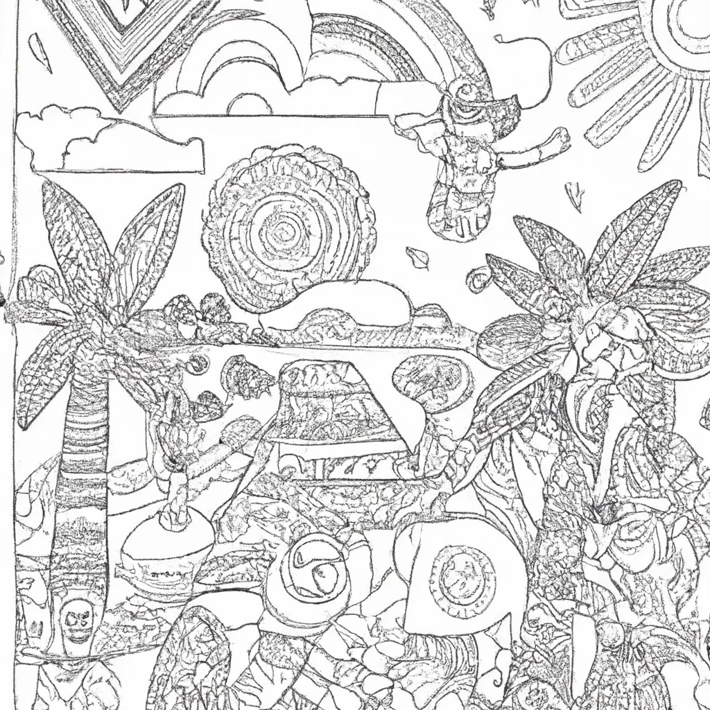 Colorir Arte Marajoara 740