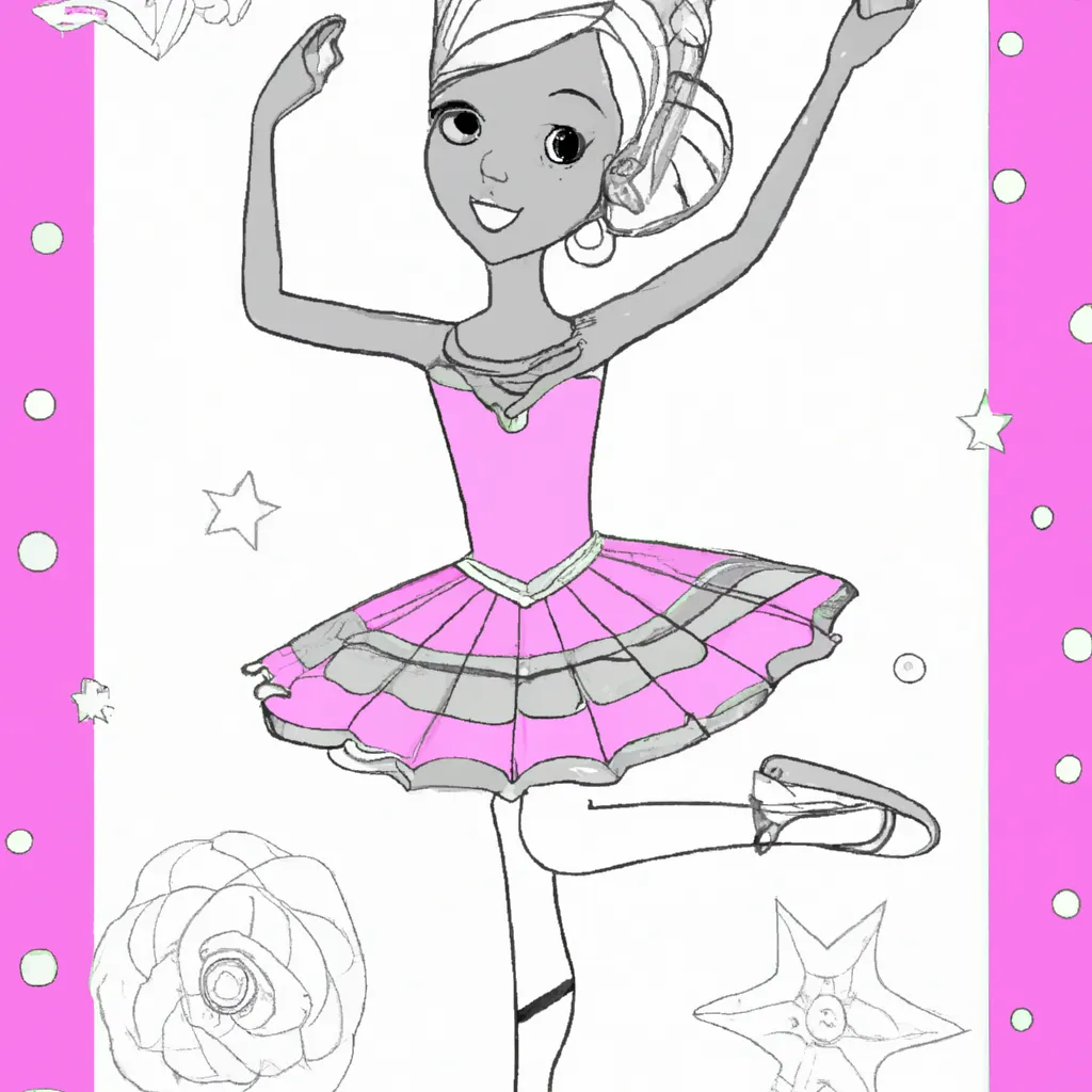 Desenhos Barbie Bailarina 500