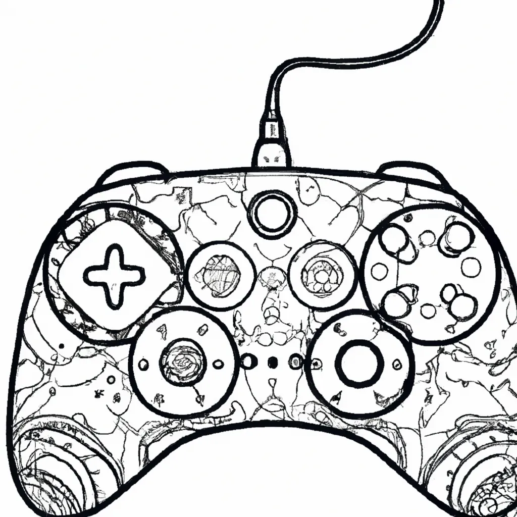 Desenhos Controle de Videogame 742 1 Desenhos Controle de Videogame 742 1