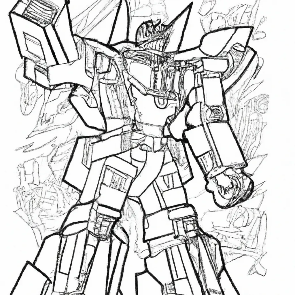 Desenhos Megazord 874 2