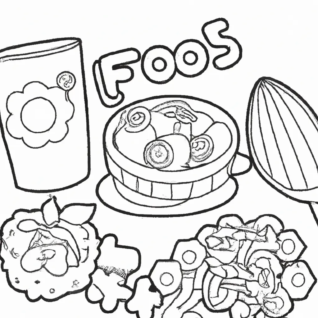 Desenhos comidas fofas 970
