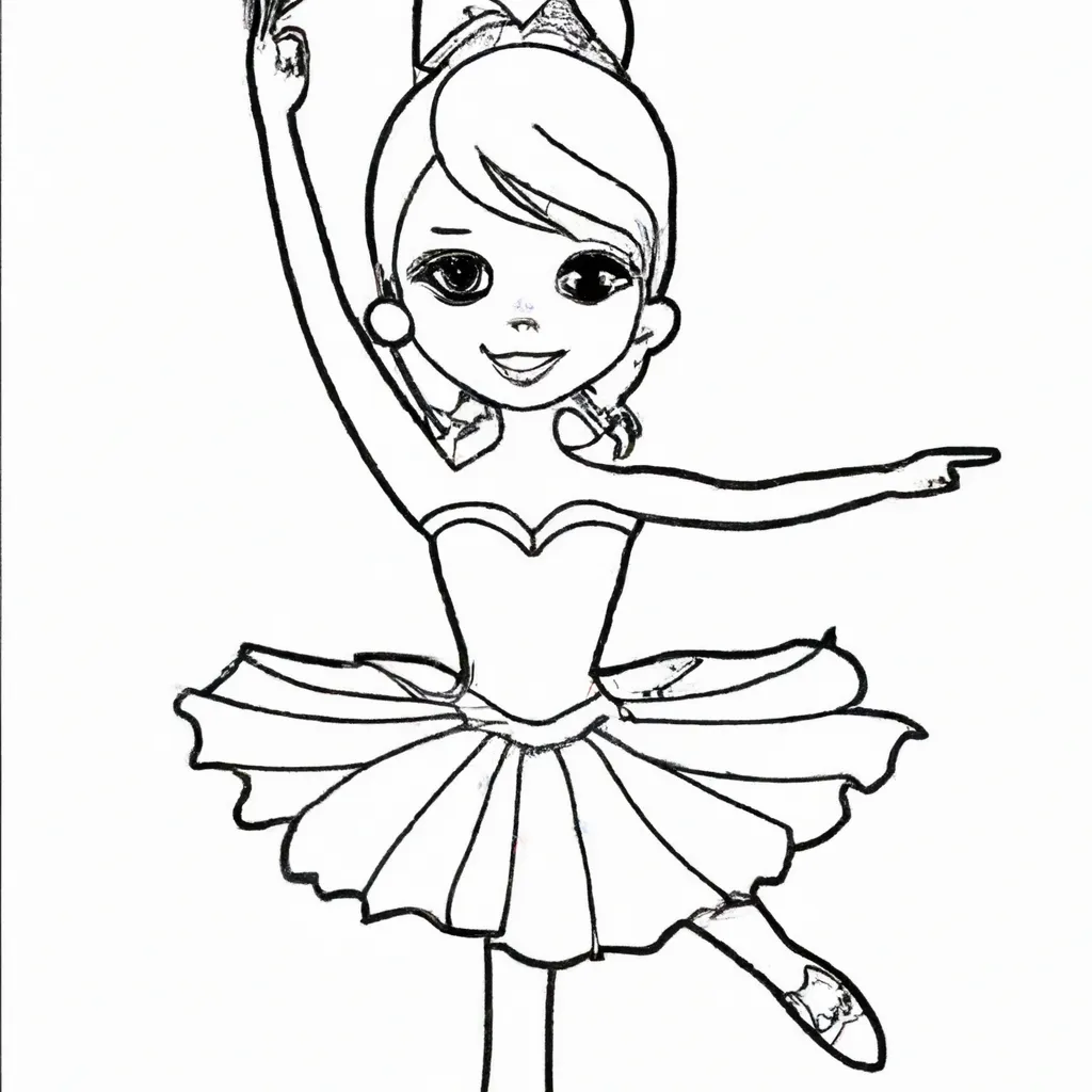Pintar Barbie Bailarina 132