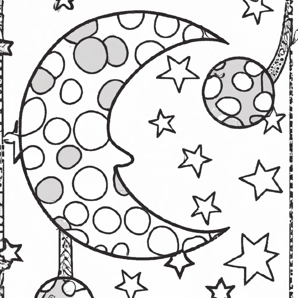 40+ Desenhos de Lua para Imprimir e Colorir/Pintar (Lindos)