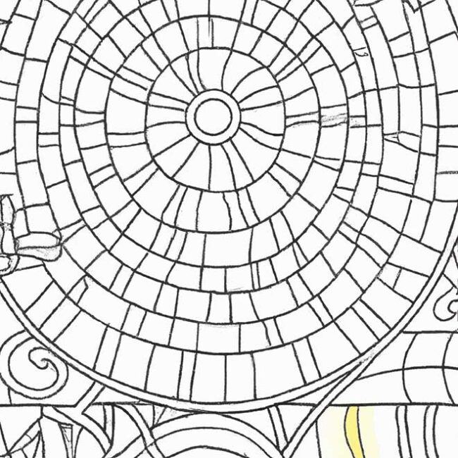 40+ Desenhos de Arte Mosaico para Imprimir e Colorir/Pintar