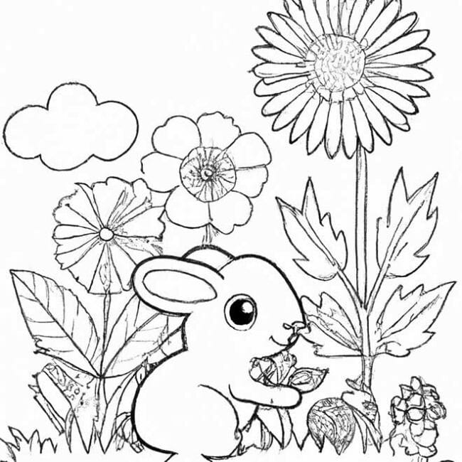 colorir animais de jardim 6111943 scaled