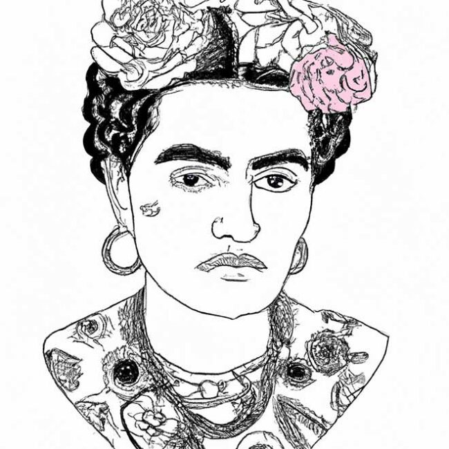 desenhos Frida Kahlo 2847638 scaled