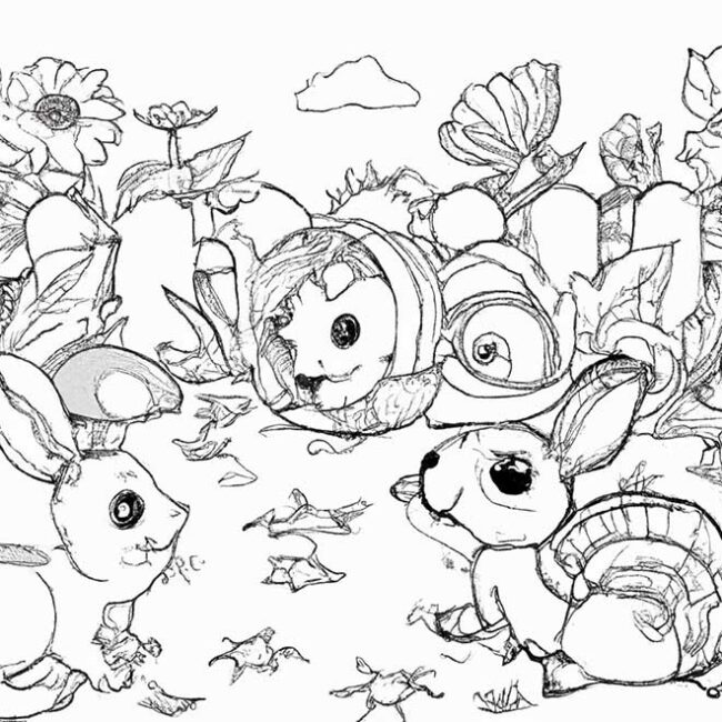 desenhos animais de jardim 7041244 scaled