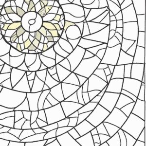 40+ Desenhos de Arte Mosaico para Imprimir e Colorir/Pintar