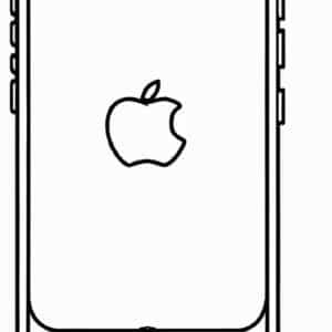 40+ Desenhos de iPhone para Imprimir e Colorir/Pintar
