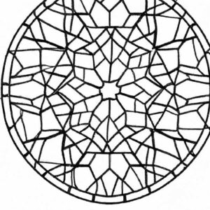40+ Desenhos de Arte Mosaico para Imprimir e Colorir/Pintar