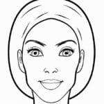 40+ Desenhos de Rosto Feminino para Imprimir e Colorir/Pintar