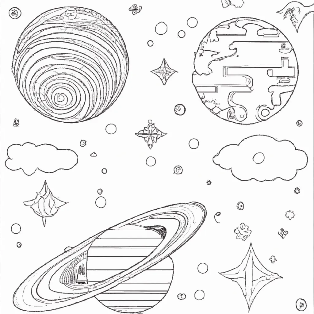 Atividades Como Desenhar Estrelas Planetas e Nebulosas